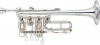 Yamaha YTR-988 Custom Series Rotary Bb A Piccolo Trumpet Silver